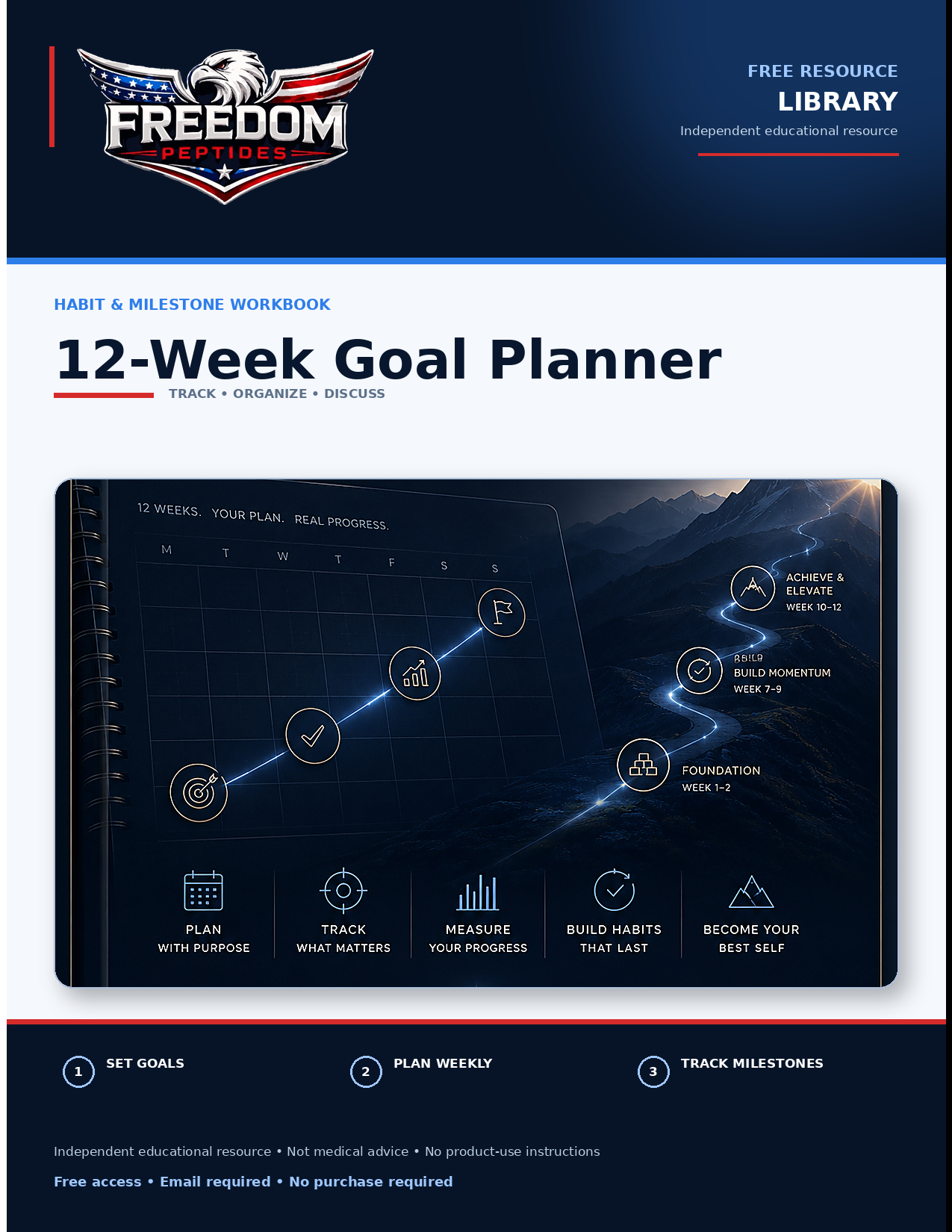 12-Week Goal Planner cover