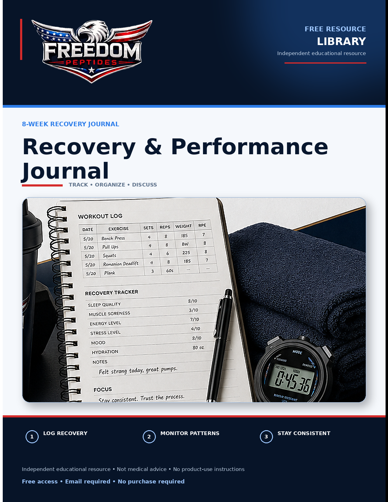 Recovery & Performance Journal cover